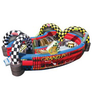 cycle racing inflatable amusement park